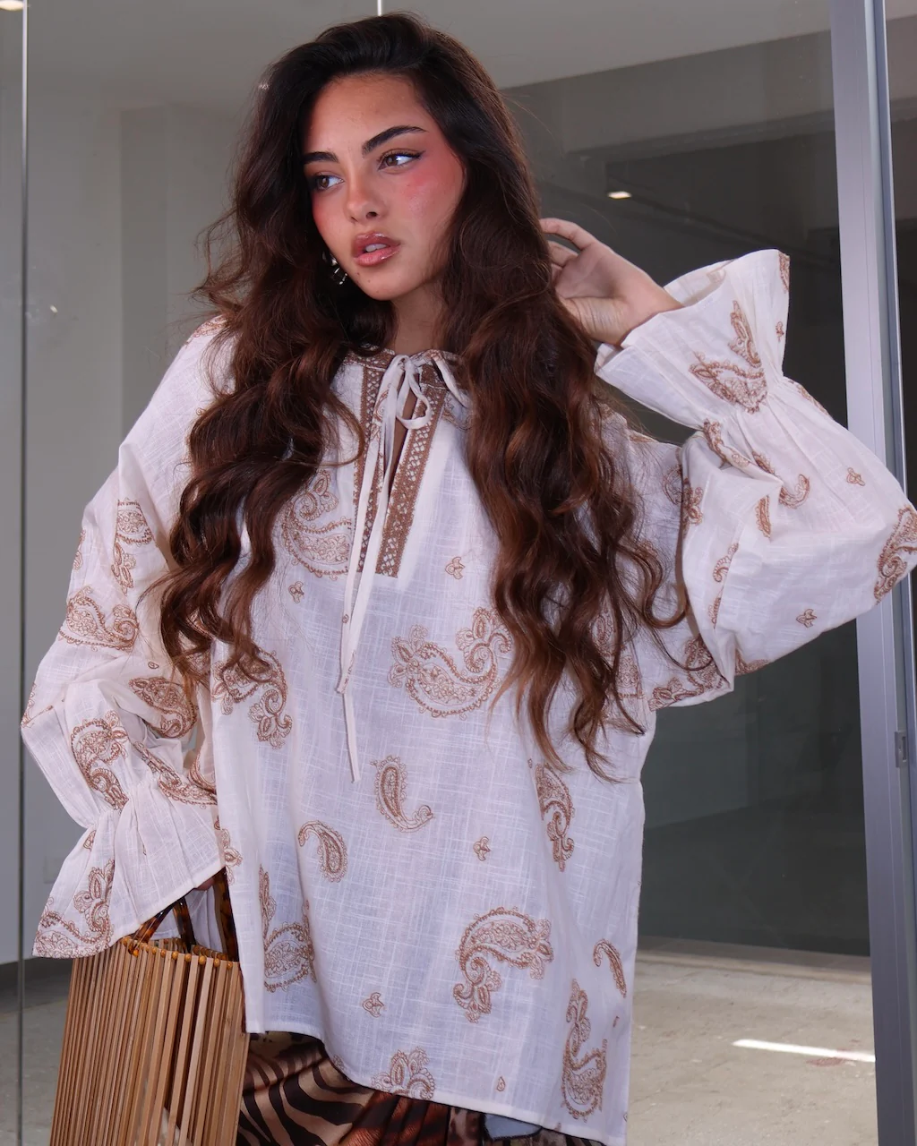 CAMICIA GRECIA BEIGE - Image 3