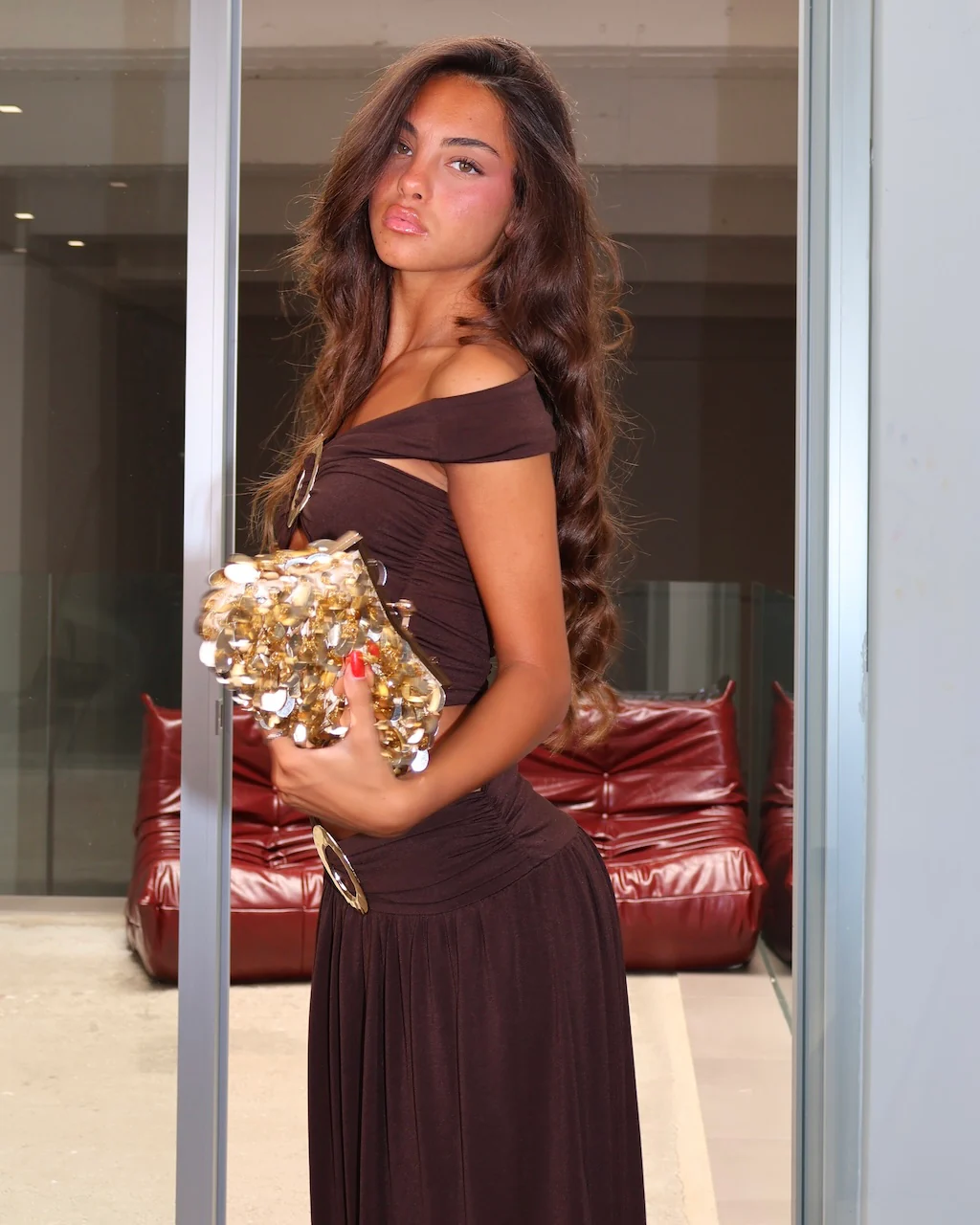 COORD GOLDEN BELT MARRONE - Image 5