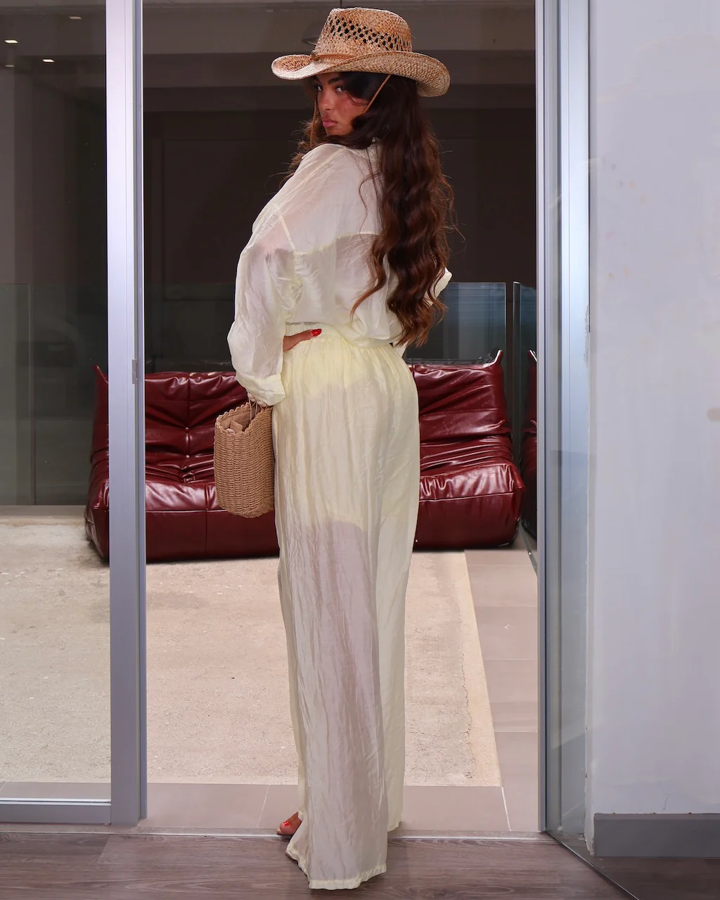 COORD VELATO GIALLO - Image 4