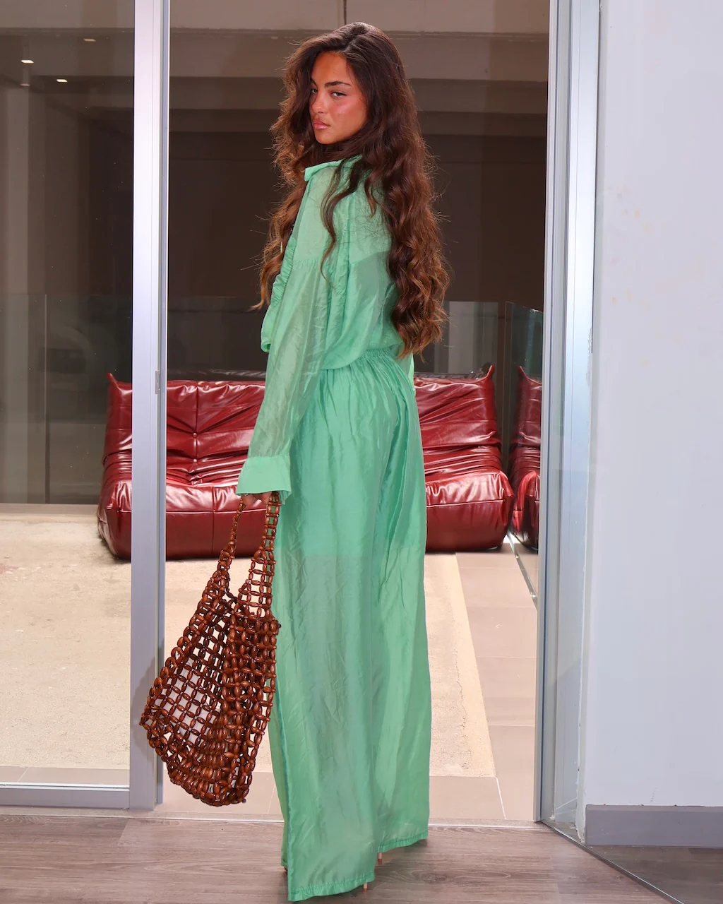 COORD VELATO VERDE - Image 2
