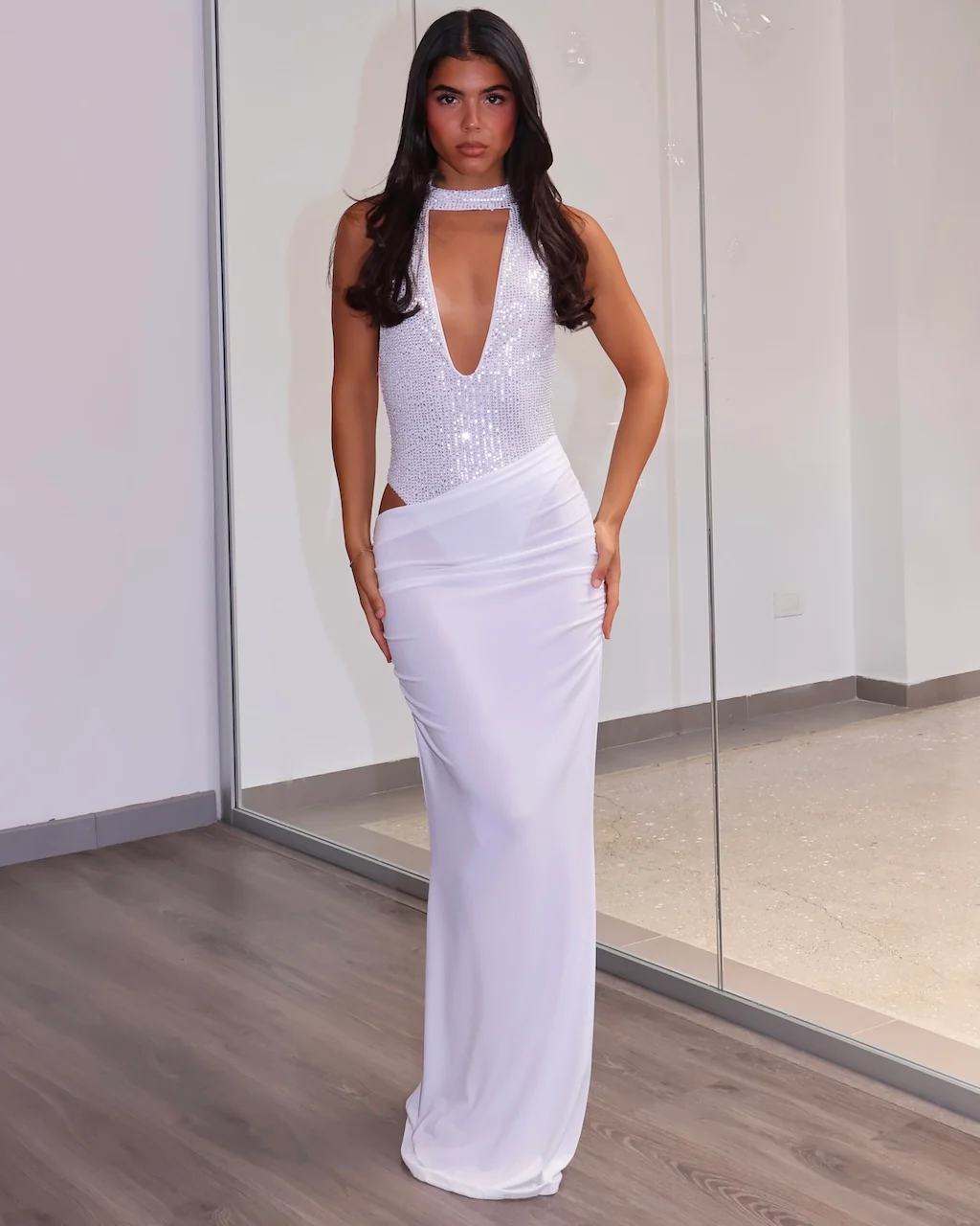 DRESS CAMY WHITE