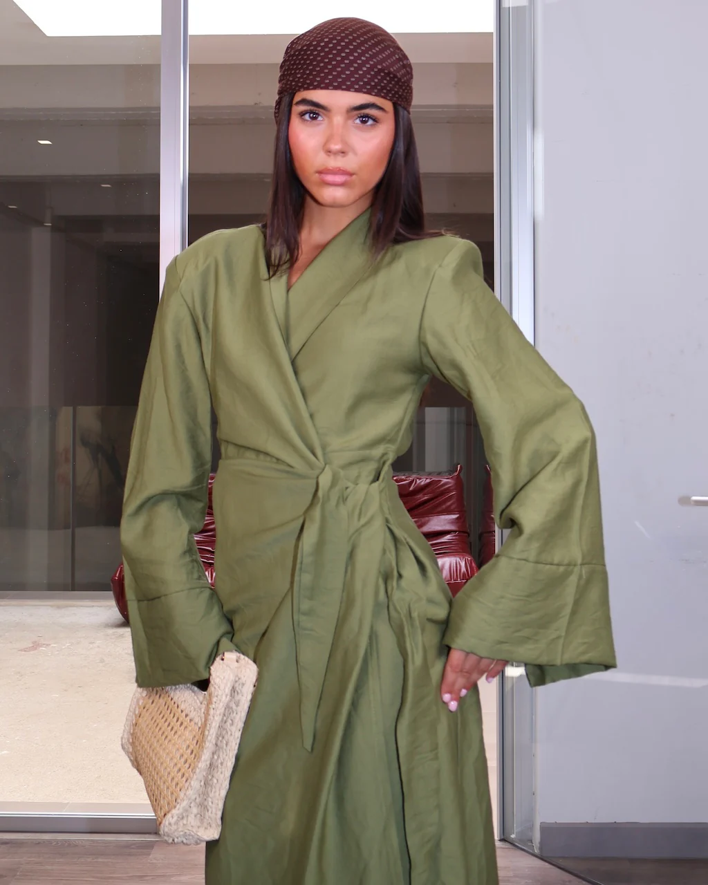 DRESS CHEMISIER VERDE - Image 3
