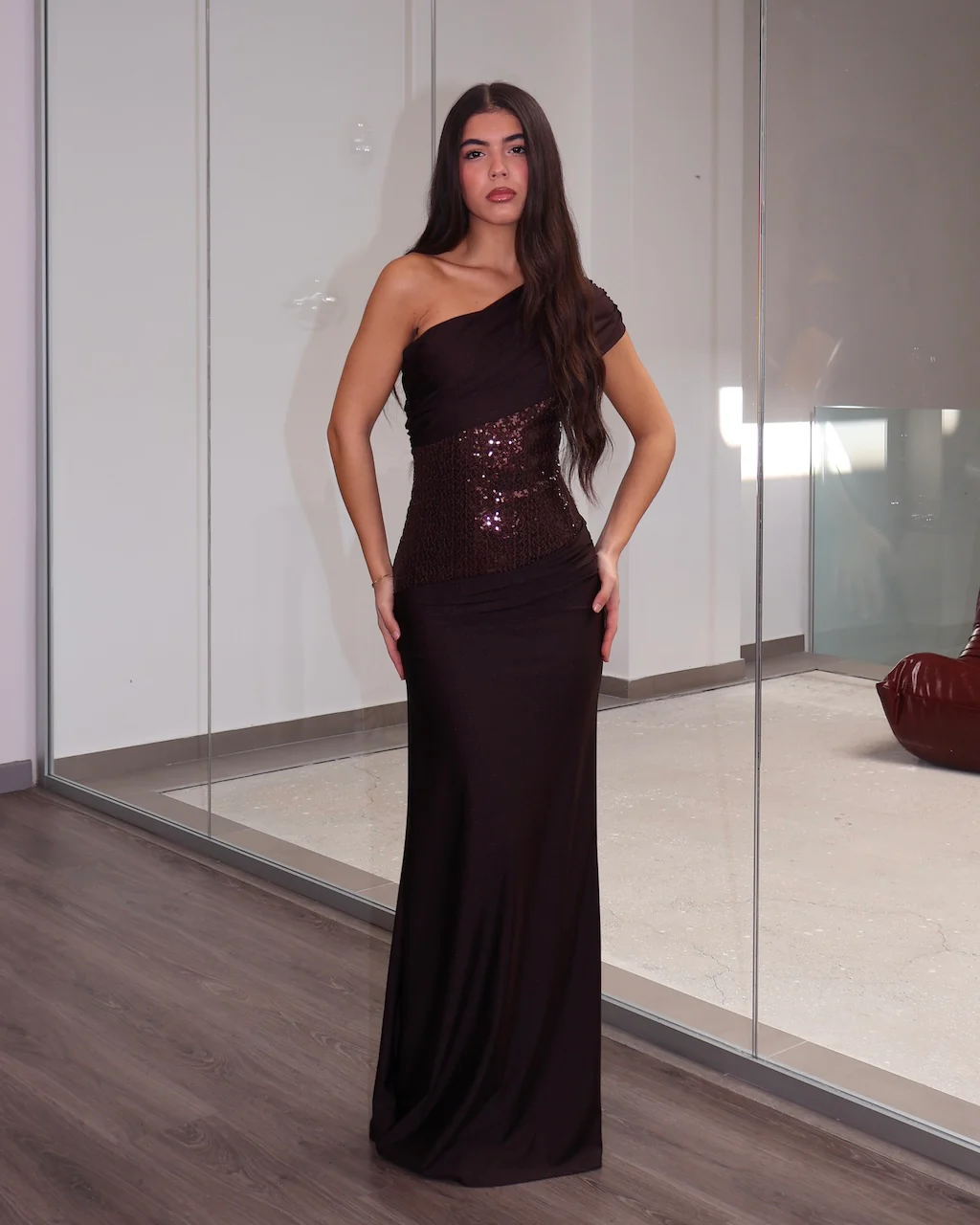 DRESS PANTHOM MARRONE - Image 5