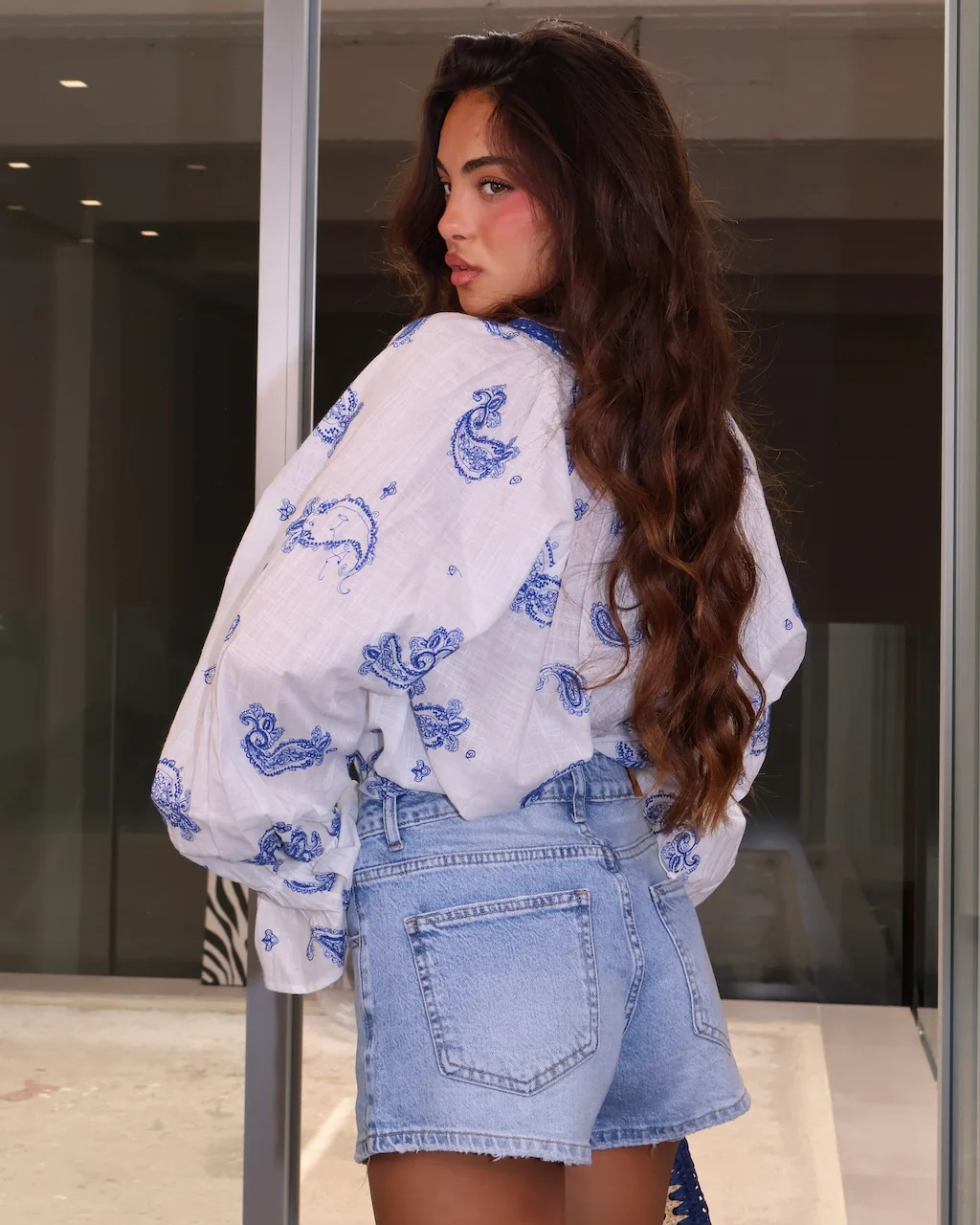 SHORT DENIM BLUE - Image 4